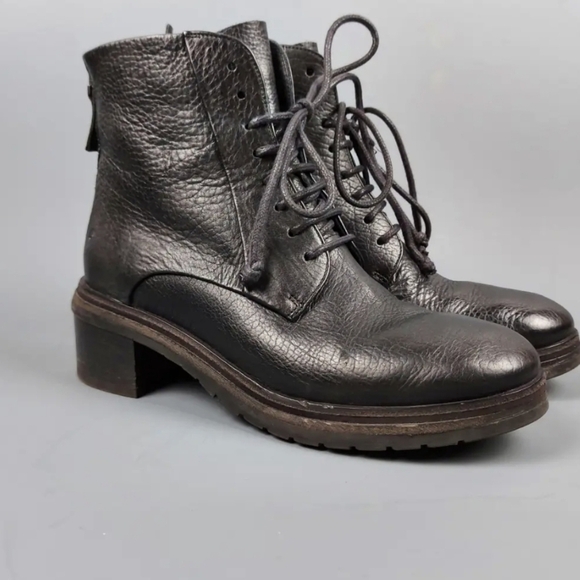 Marséll Women's Black Leather Ankle Boots US Size 7 - Picture 3 of 6